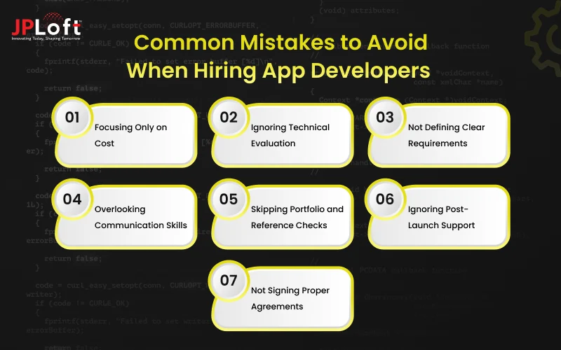 Common Mistakes to Avoid When Hiring App Developers